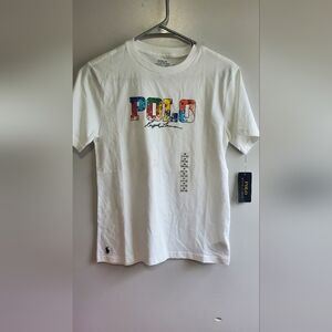 Polo by Ralph Lauren White Graphic T-Shirt